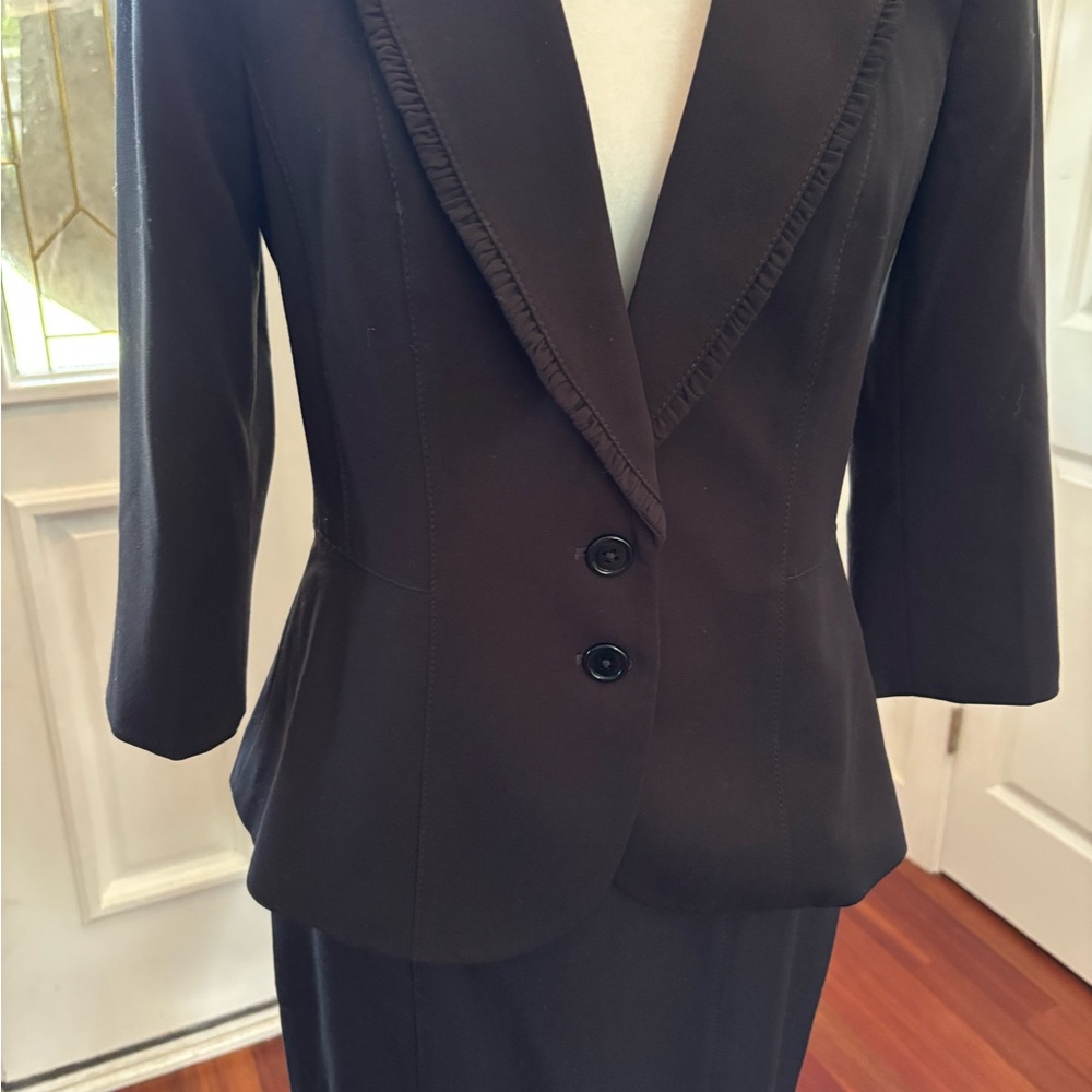 White House Black Market Black skirt suit set - Picture 2 of 10